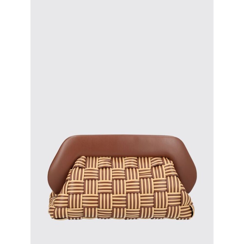 Themoire Clutch Woman Beige